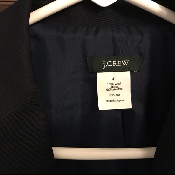J Crew wool blazer, one button front, Blue - Picture 2 of 7